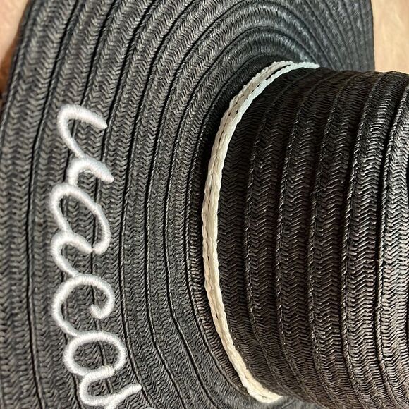 Vacay all day hat! Black. one size. - Picture 7 of 7